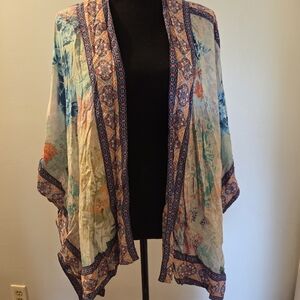 Tolani Multicolor Floral Wrap